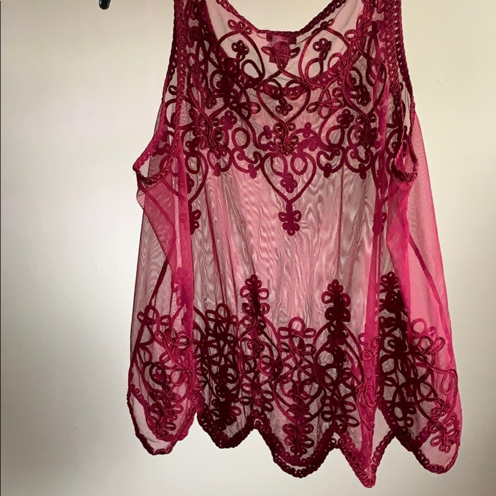 See Through Detailed Shirt - Picture 4 of 5